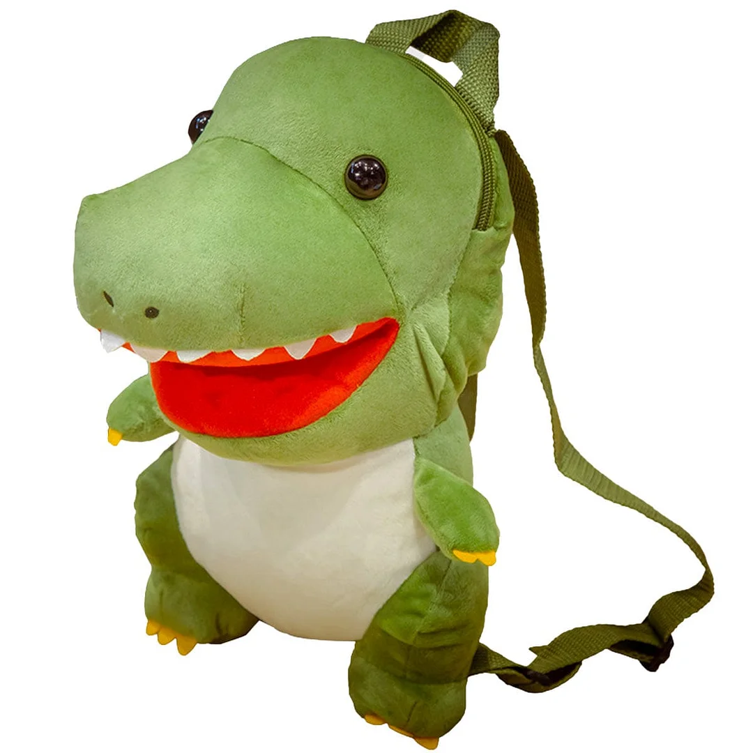 Dinosaur T Rex Bag Triceratops Backpack Soft Plush Toy Purse for Kids Gift
