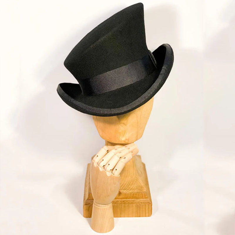 Men&rsquo;s Asymmetrical Wool Felt Top Hat