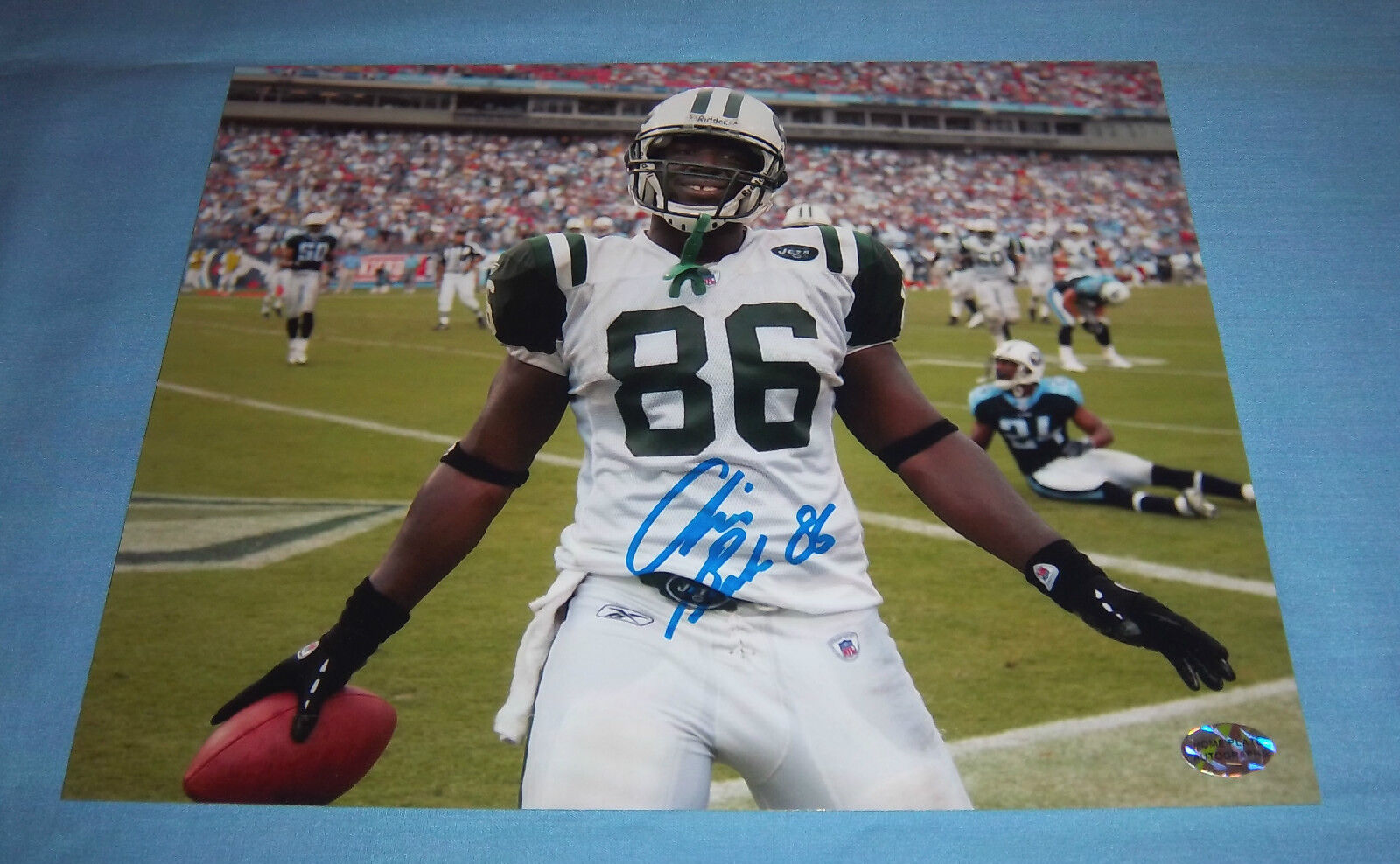 New York Jets Chris Baker Signed Autographed 8x10 Photo Poster painting Michigan State C