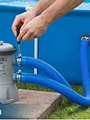 1.5m Swimming Pool Pump Replacement Hose Leak-Proof Inflatable Hot Spring Pools Hose 32mm Above Ground Pools Filtration Pump Hoses For INTEX 300/330/530/1000 Accessory