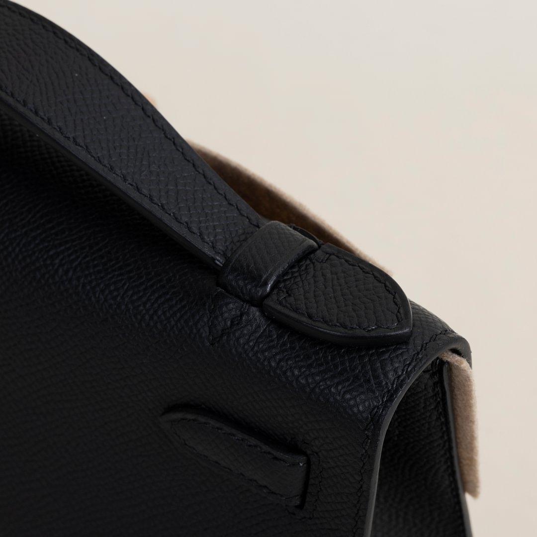 Kelly pochette Epsom 89 Noir RGHW
