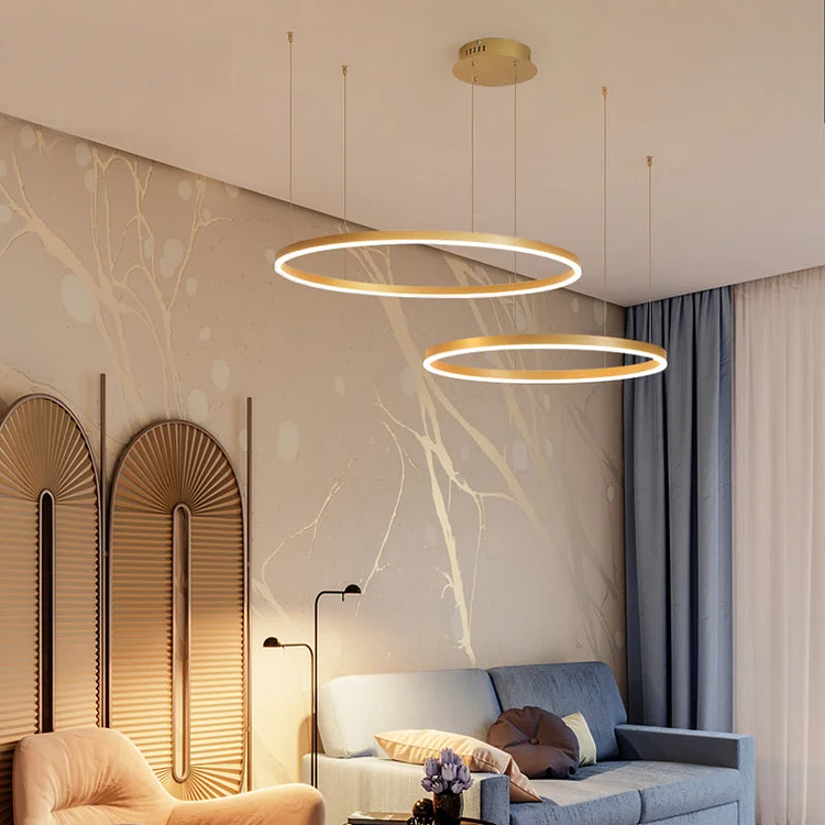 Arisha Pendant Light Aluminum led chandelier with remote