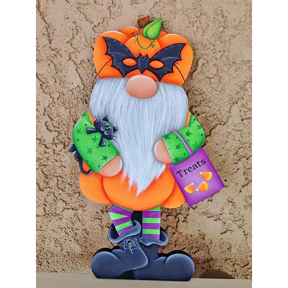 

Gingerbread Gnome - Round Drill Diamond Painting - 30*40CM, 501 Original