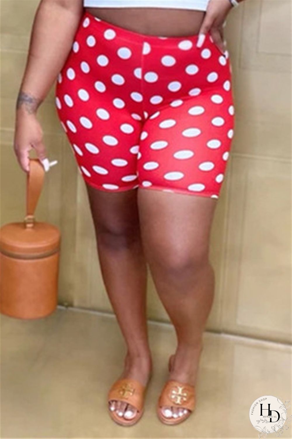 Black Purple Fashion Casual Print Basic Asymmetrical Regular High Waist Shorts