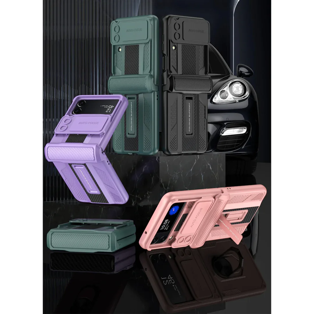 Applicable To Samsung ZFlip4 All Inclusive Creative Folding Mobile Phone Case