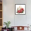 (Multi-Style)Christmas Flowers Candles-Full Round Diamond Painting 30*30CM