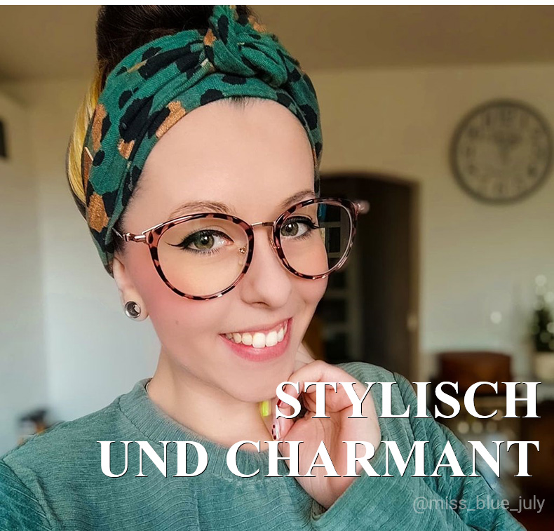 Gabrielle Rosa-Tortoise Rund Brille