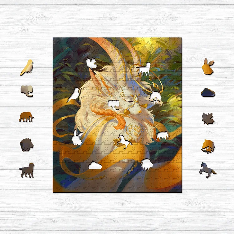 Ericpuzzle™ Ericpuzzle™Antelope Princess Wooden Jigsaw Puzzle