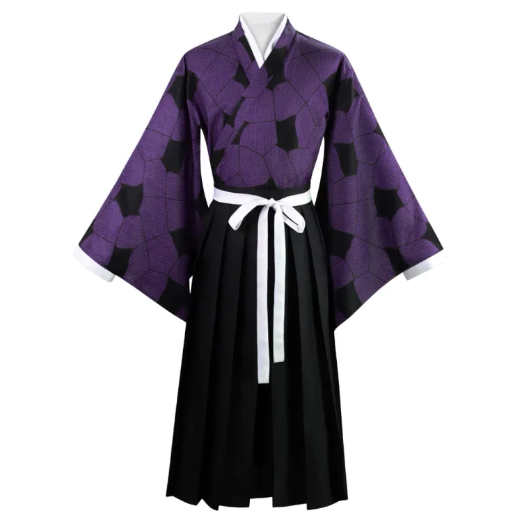 Demon Slayer Kokushibo Cosplay Costume Outfits Halloween Carnival Suit
