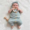 Baby Girl Boy 2pcs Set Outfit Rompers With Headband