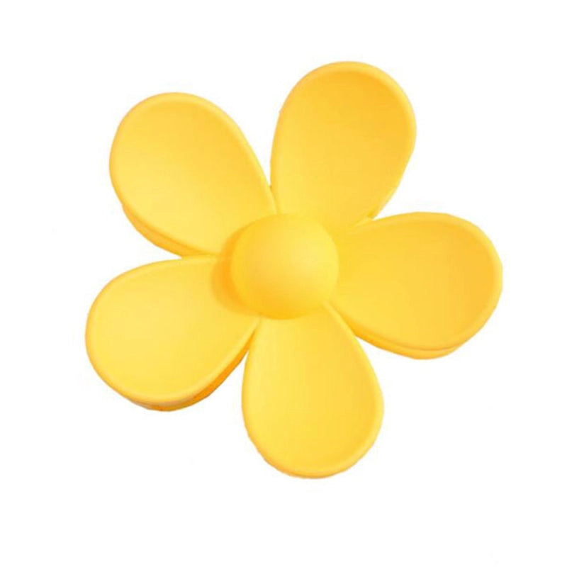 Women’s Sweet Korean Style Flower Plastic Stoving Varnish Hair Claws