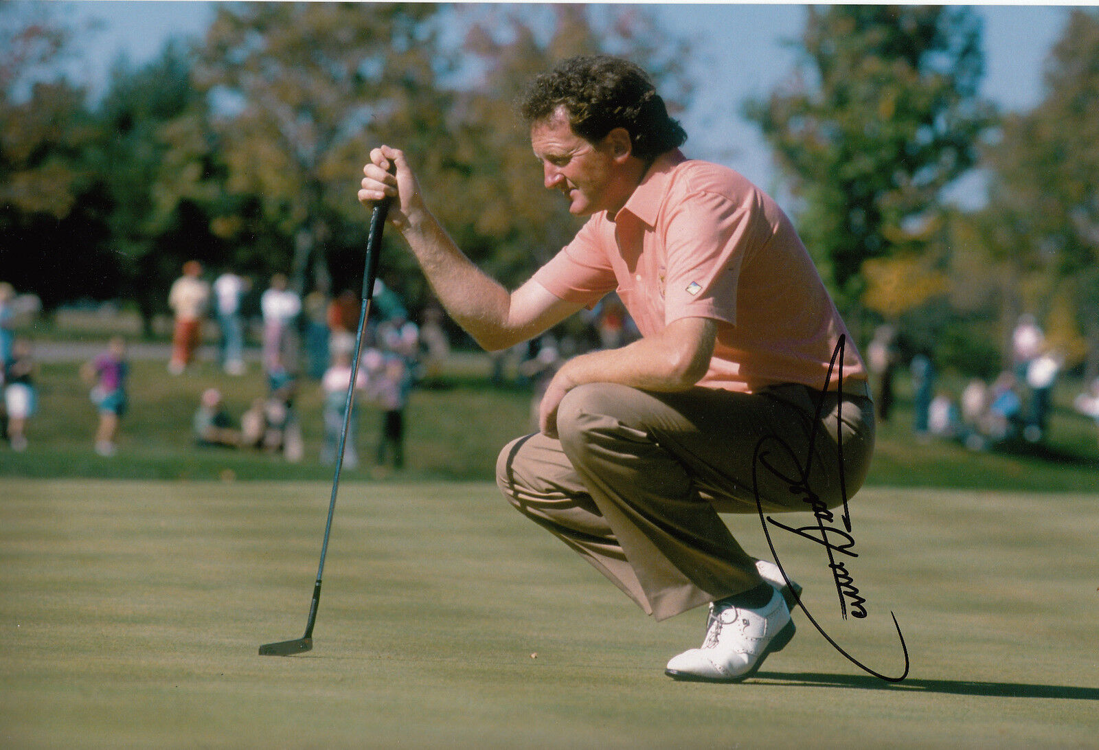 Eamonn Darcy Hand Signed 12x8 Photo Poster painting Golfing Legend.