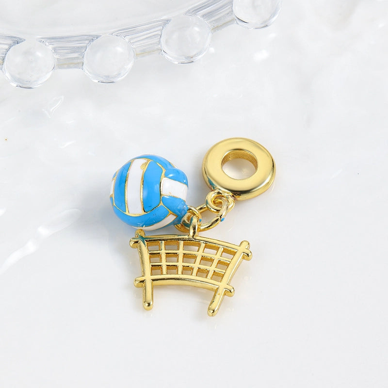 1 Piece 30mm Copper Ball Pendant Jewelry Accessories