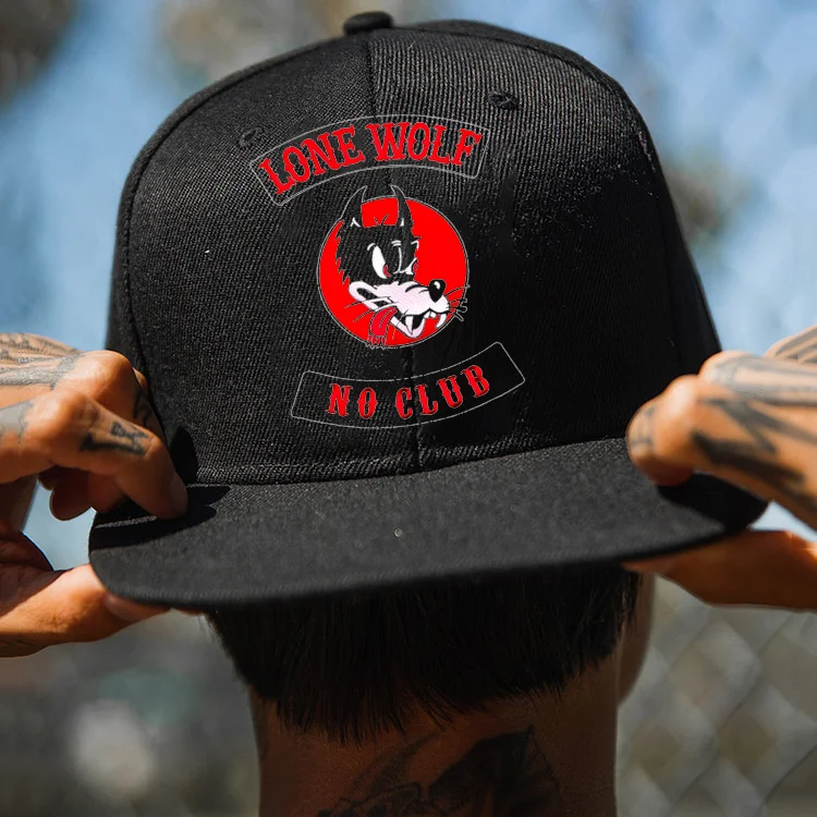 LONE WOLF NO CLUB Fashion Cap