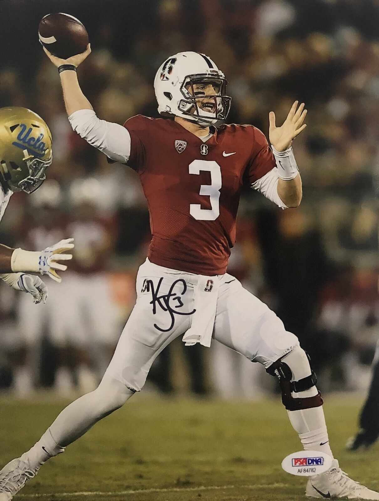 K.J KJ Costello Signed Autographed Stanford Cardinals 8x10 Photo Poster painting Heisman Psa/D