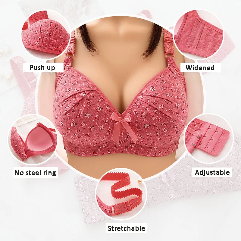 Plus Size Soft Comfort Bra Wire Free(3pcs--70% OFF)