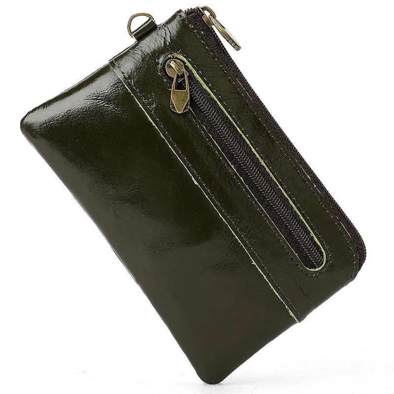 Vintage Leather Wallets Business Clutch Bags Card Holder