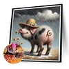 Diamond Painting -DIY Full Square Drill Pig(35*35CM)