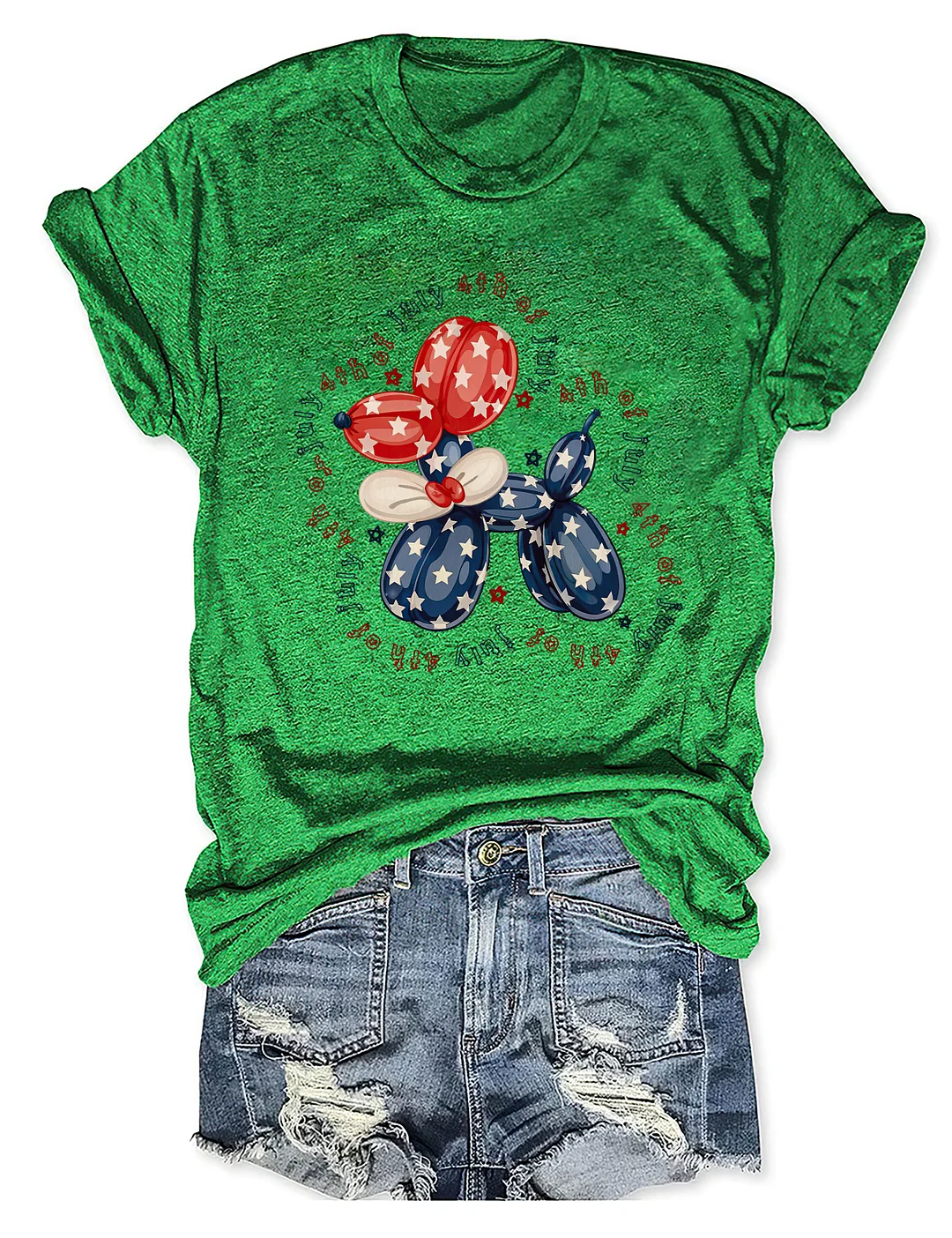Cute Fourth of July Balloon T-shirt