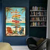 Beach Sign-11CT Stamped Cross Stitch 40*60cm/15.75*23.62in(Big Size)