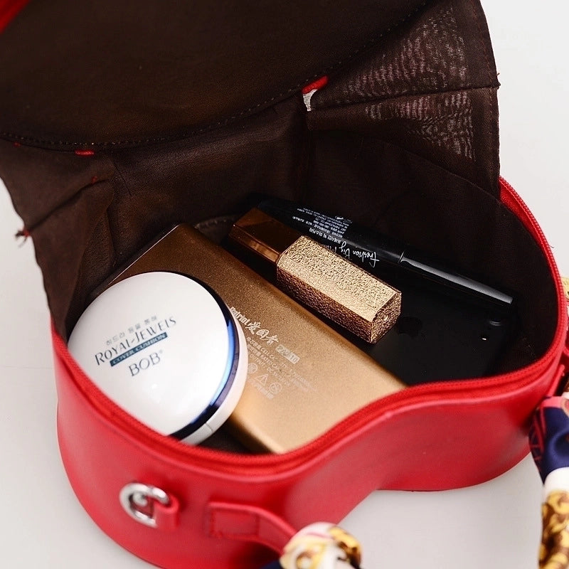 Women’s Small Pu Leather Solid Color Streetwear Zipper Handbag