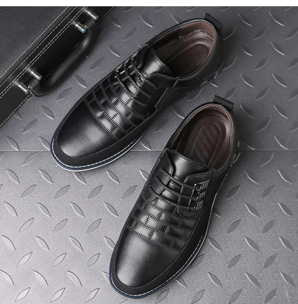 Gatsby Shoes Oxford Derby Orthopedic Leather Shoes