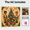 Christmas DIY Special Shape Diamond Painting Pearl Art With Inner Frame Kit 25x25cm(Christmas Tree)