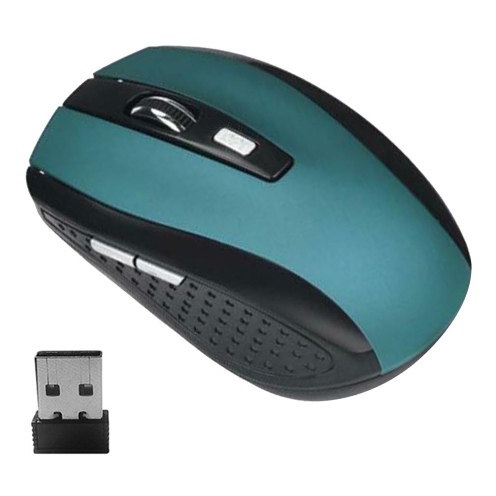 

2.4GHz Wireless Optical Mouse 6 Buttons USB Receiver 2000 DPI Mice (Blue), 501 Original