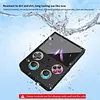Silicone Protective Case for ANBERNIC RG477V Handheld Game Console Washable Soft Silicone Cover with Lanyard Includes 4 Button Caps Anti-Scratch