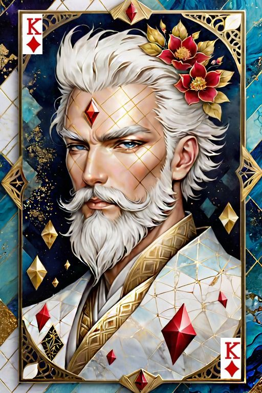Full Round Diamond Painting-Card Characters 40*60cm