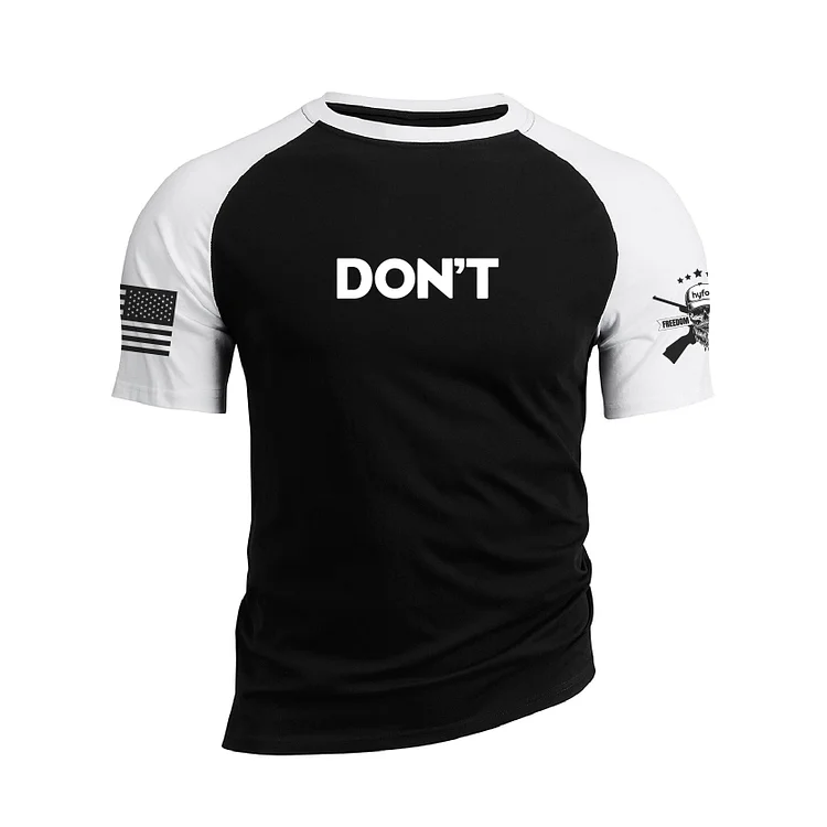 DON'T RAGLAN GRAPHIC TEE