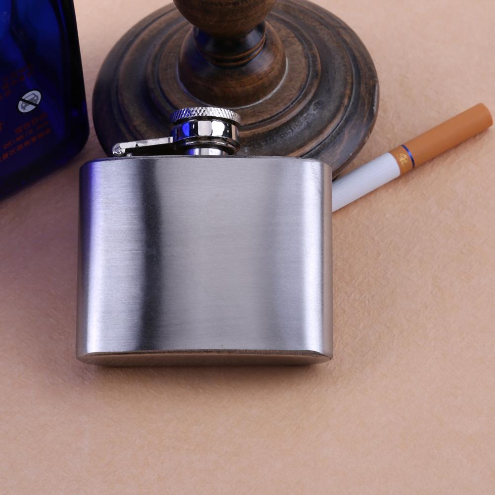 

Stainless Steel Fishing Picnic Wine Bottle Water Pot Kettle Jug Hip Flask, 7 oz, 501 Original