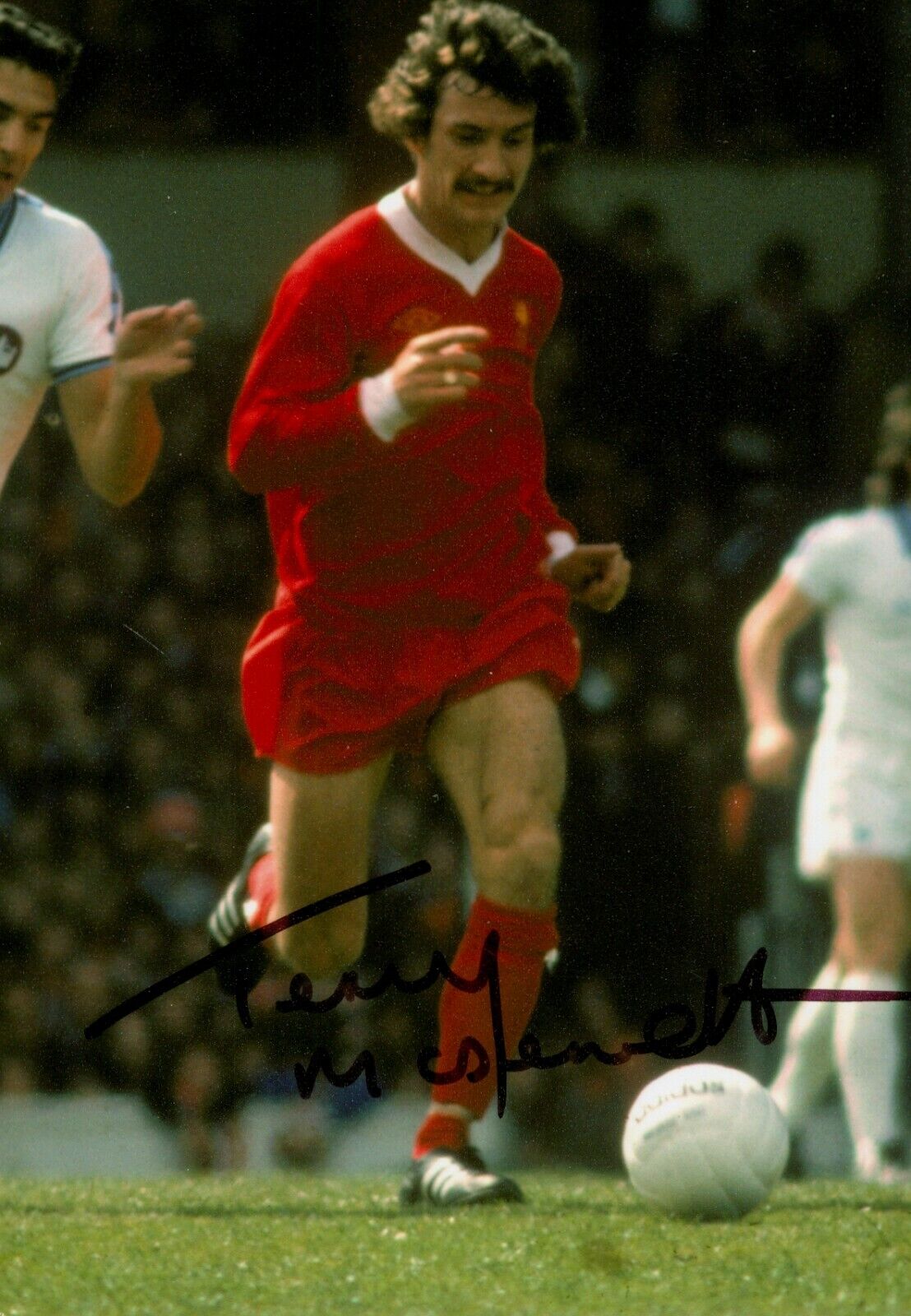 Terry McDermott Hand Signed 6x4 Photo Poster painting Liverpool Newcastle United Autograph + COA