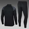 2023/2024 Dortmund Half-Pull Training Suit Black Football Shirt 1:1 Thai Quality Set love fball