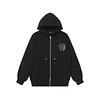 Chrome Hearts Colorful Rhinestone Hoodie - Black Gothic Street Sweatshirt 2608