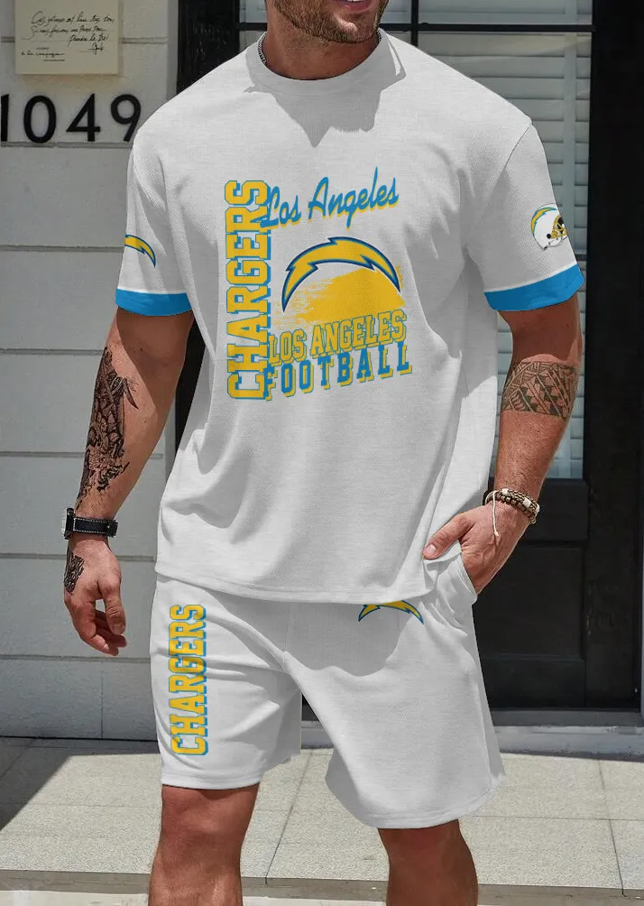 Los Angeles Chargers Limited Edition Top And Shorts Two-Piece Suits