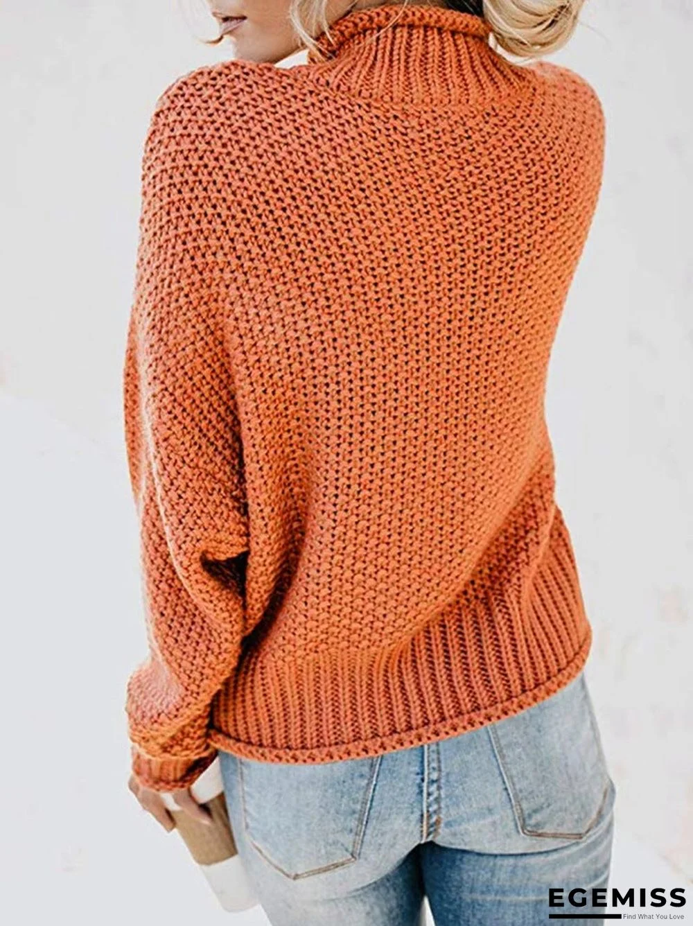 Autumn and Winter New Knitwear Women's Turtleneck Pullover | EGEMISS