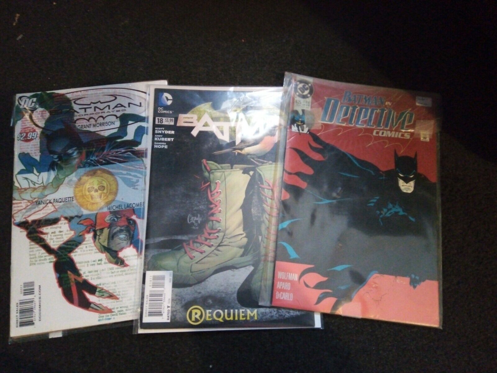 Batman Comic Bundle Incorporate #3 Batman New 52 #18 & Detective Comic #625