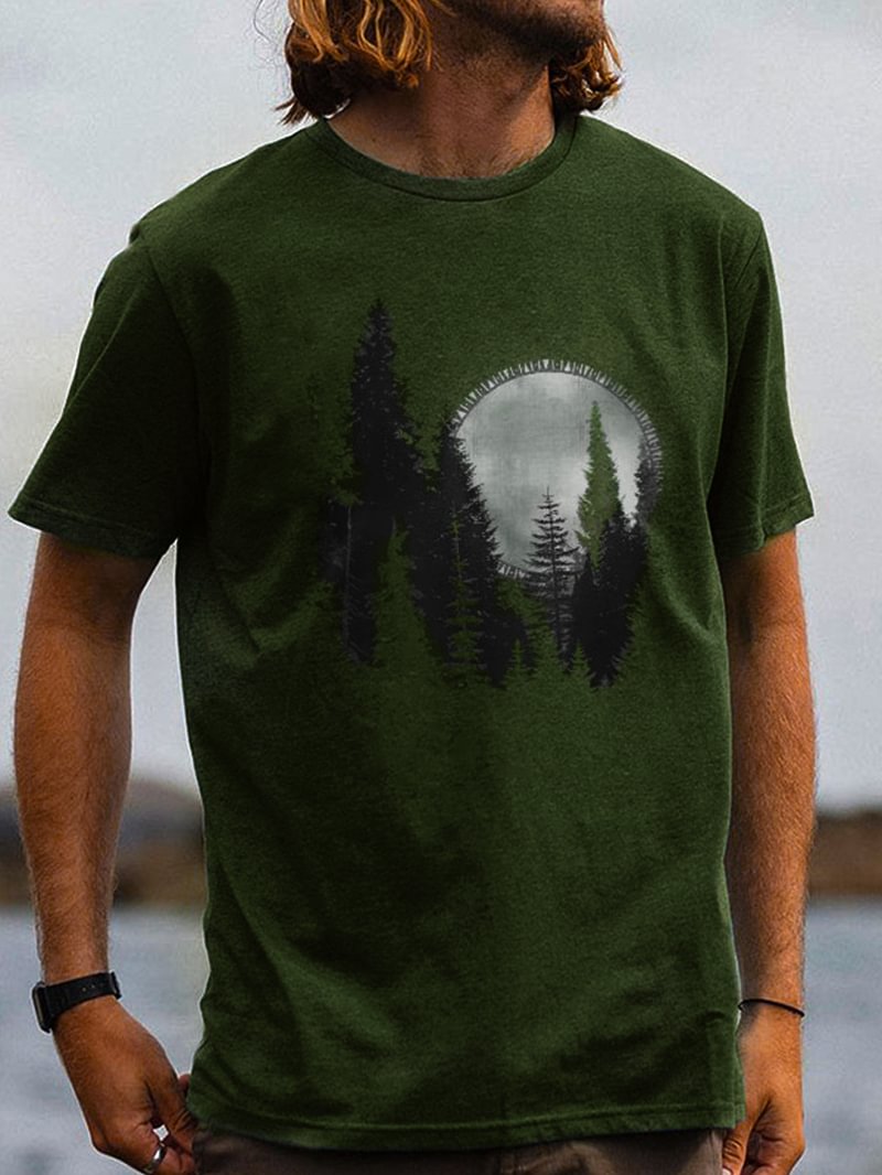 Outdoor Camp Printed Comfy T-Shirt in  mildstyles