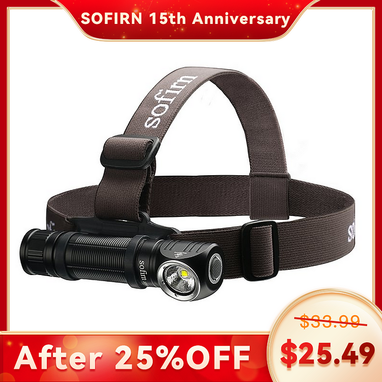 Sofirn HS40 Rechargeable Headlamp with Magnetic tailcap