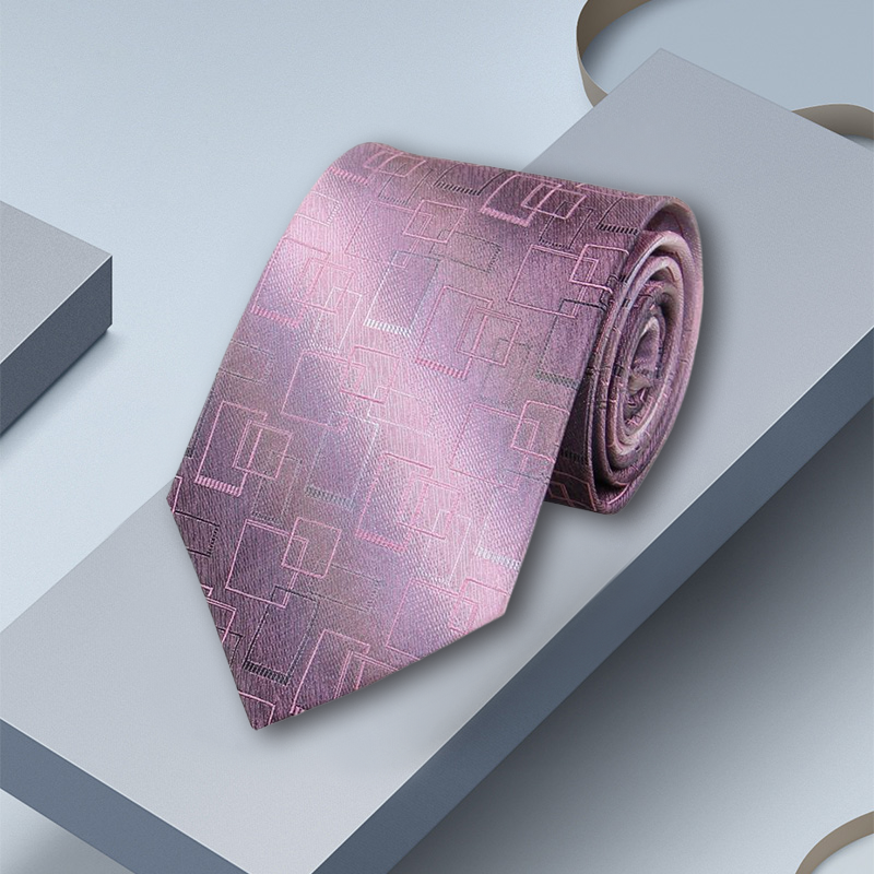 Cravate en soie d'affaires pour hommes de 8 cm- SOIE PLUS