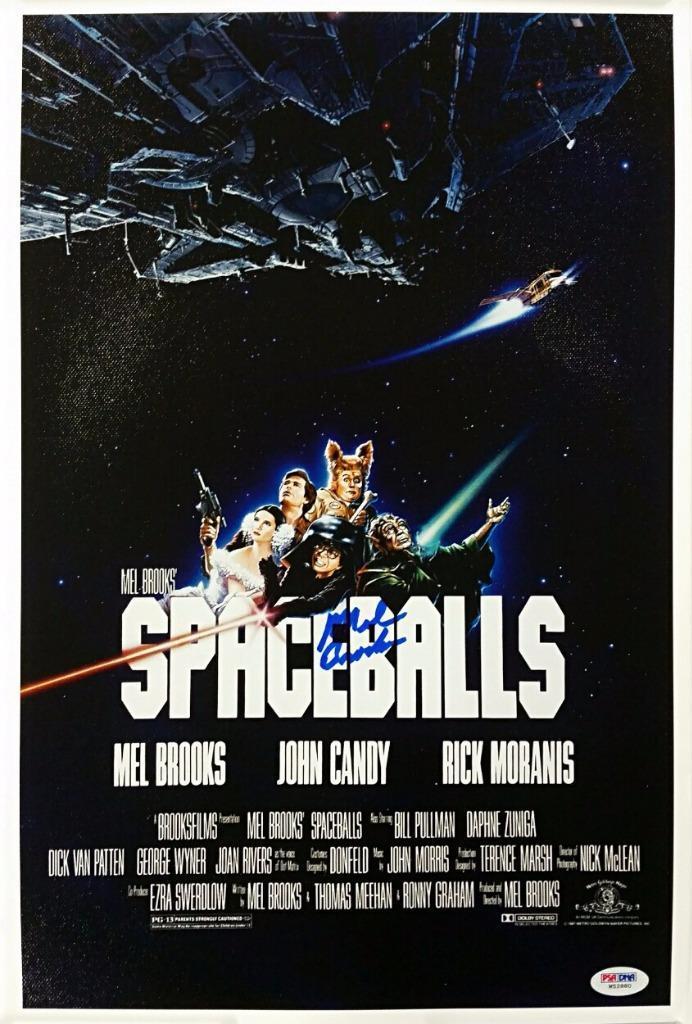 MEL BROOKS Signed 11x17 Canvas Photo Poster painting SPACEBALLS Auto w/ PSA/DNA W52880