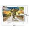 Diamond Painting -DIY Round Drill African Elephant