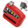 Motorcycle Alarm Wheel Disk Brake Lock Waterproof Padlock Bike Accessories