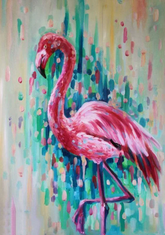 Flamingo Paint By Numbers Kits UK GX2541
