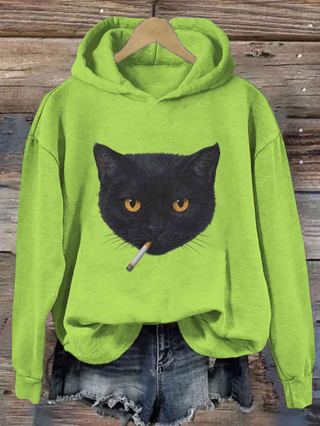 Smoking Cat Hoodie