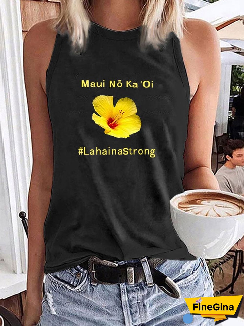 womens lahaina strong tank top