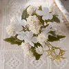 10 Stems Artificial Blue Purple Lilac Flower Bunch Home Styling Autumn Orange Wedding Floral Decor