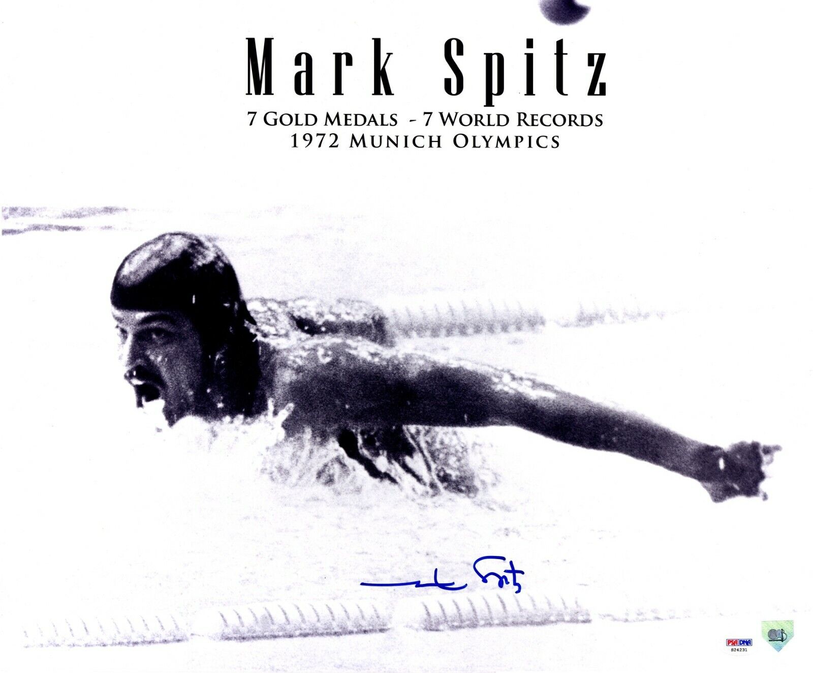 Mark Spitz Signed - Autographed Olympic Swimming 16x20 inch Photo Poster painting + PSA/DNA COA