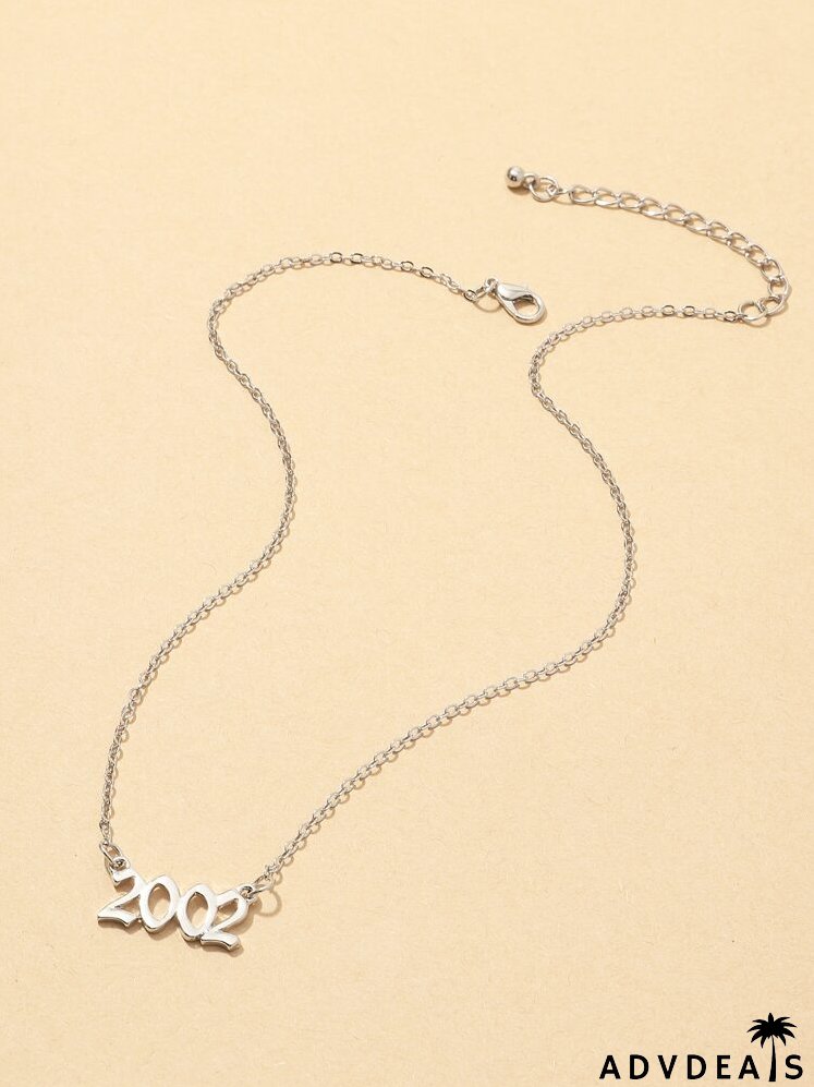 Birthyear Pendant Necklace